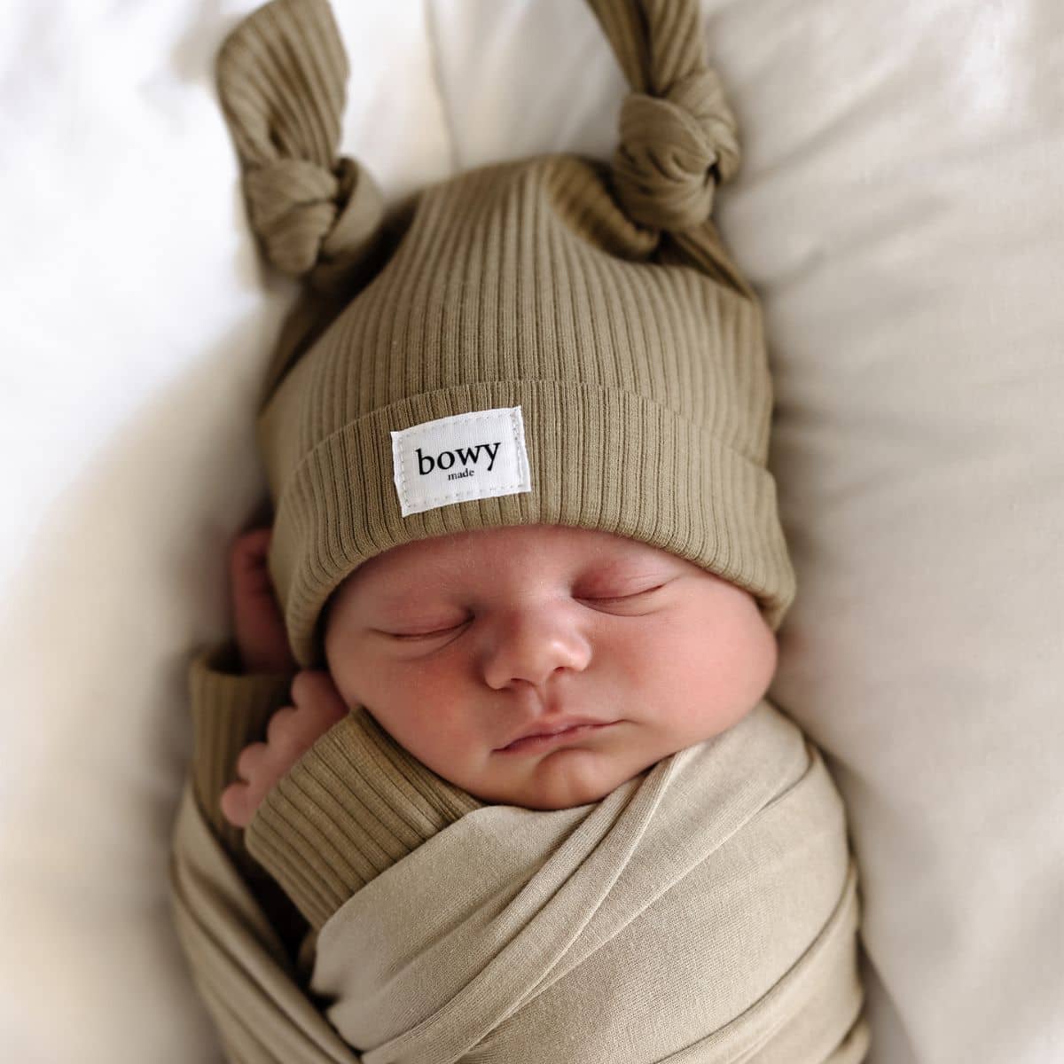 Bowy Made Double Knot Beanie - Olive