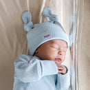 Bowy Made Double Knot Beanie - Powder Blue