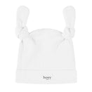 Bowy Made Double Knot Beanie - White