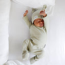 Bowy Made Ribbed Cotton Onesie - Clover