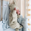 Bowy Made Ribbed Cotton Onesie - Clover