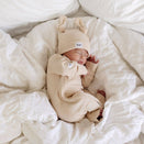 Bowy Made Ribbed Cotton Onesie - Cream