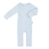 Bowy Made Ribbed Cotton Onesie - Powder Blue