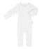Bowy Made Ribbed Cotton Onesie - White