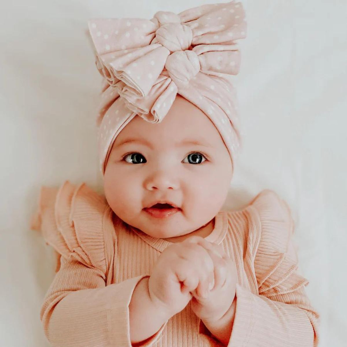 Bowy Made Baby Bowy Turban - Dotty