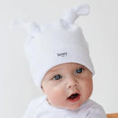 Bowy Made Double Knot Beanie - White