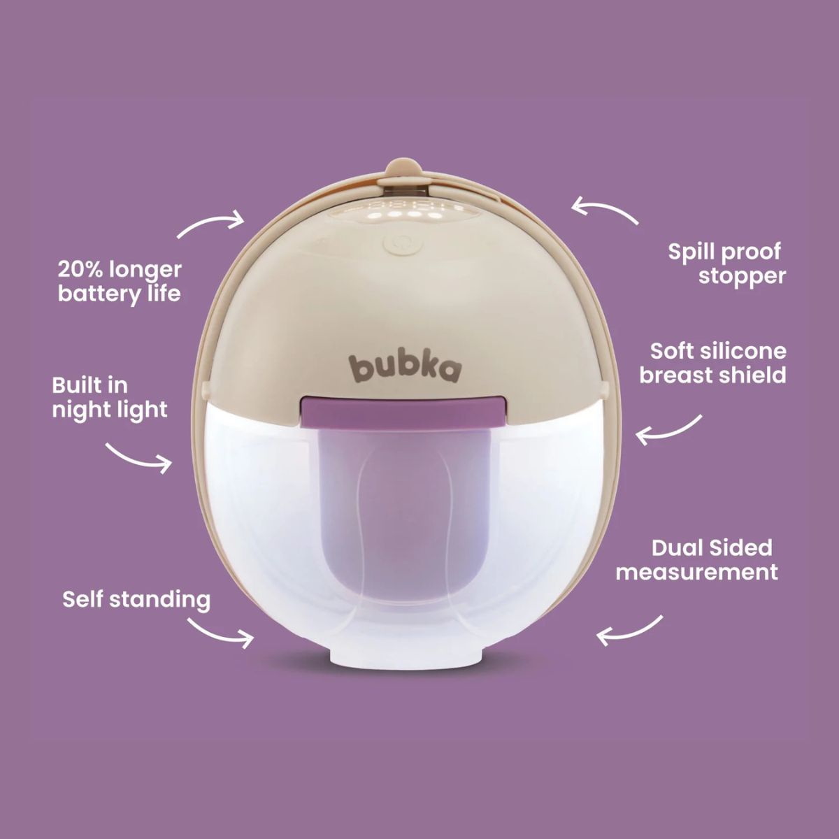 Bubka Glow Wearable Double Breast Pump Kit