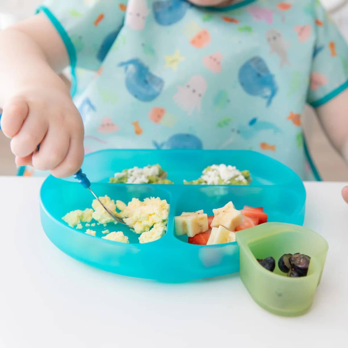 Bumkins Silicone Grip Dish - Jelly Silicone