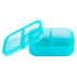 Bumkins Three Section Bento Box - Jelly Silicone - Blue