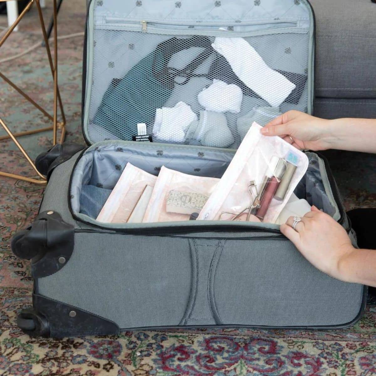 Bumkins Clear Travel Bags - Lace