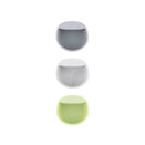 Bumkins Little Dippers Silicone Condiment Cups - Round Pack - Taffy Grey
