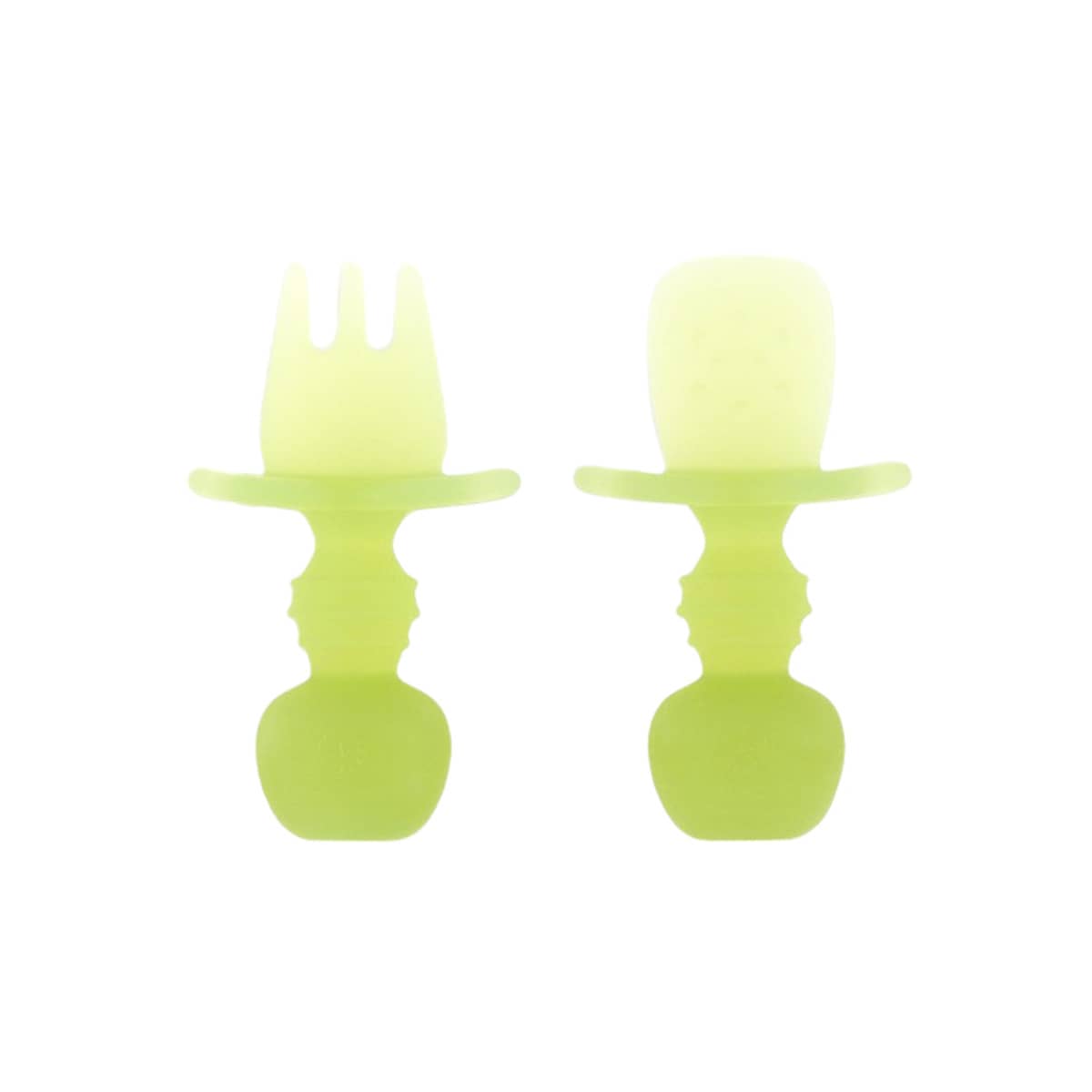 Bumkins Silicone Chewtensils - Jelly Silicone - Green