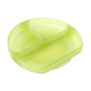 Bumkins Silicone Grip Dish - Jelly Silicone - Green