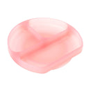 Bumkins Silicone Grip Dish - Jelly Silicone - Pink