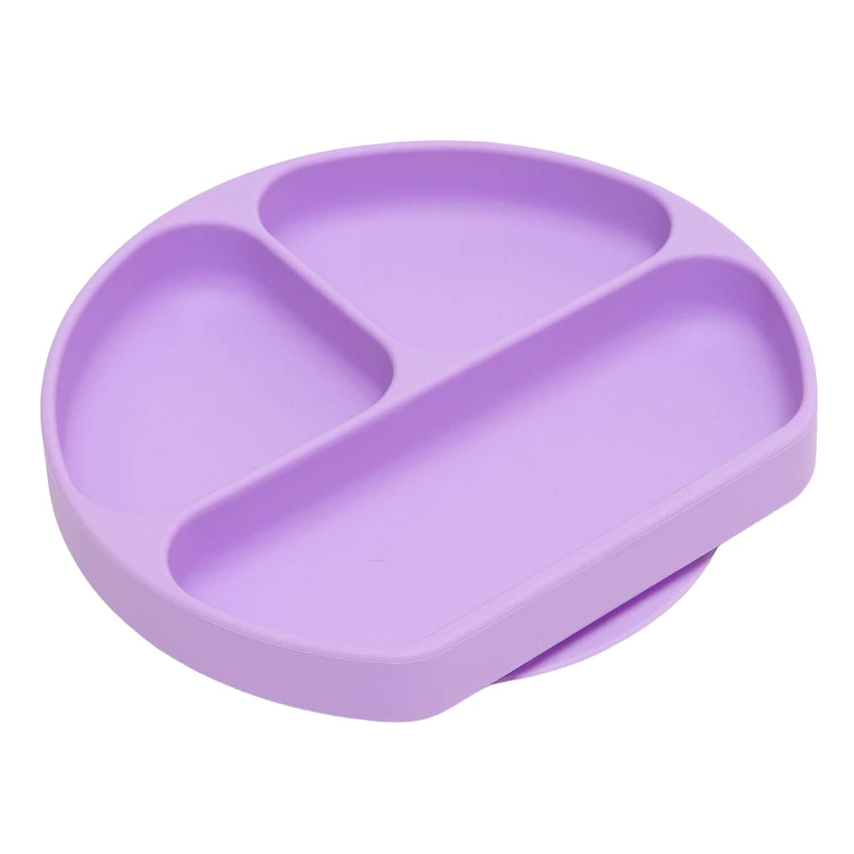 Bumkins Silicone Grip Dish - Lavender