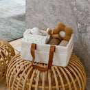 Bunnie Caddie Deluxe Mini Nappy Organiser - Teddy Cream