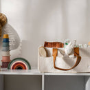 Bunnie Caddie Deluxe Mini Nappy Organiser - Teddy Cream