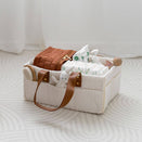 Bunnie Caddie Deluxe Mini Nappy Organiser - Teddy Cream