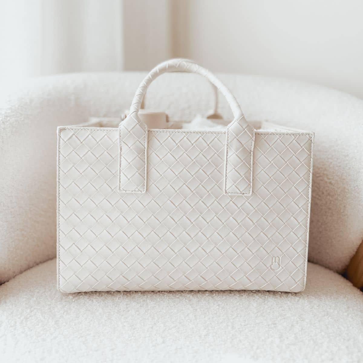 Bunnie Caddie The Mini Edition Nappy Organiser - Off White