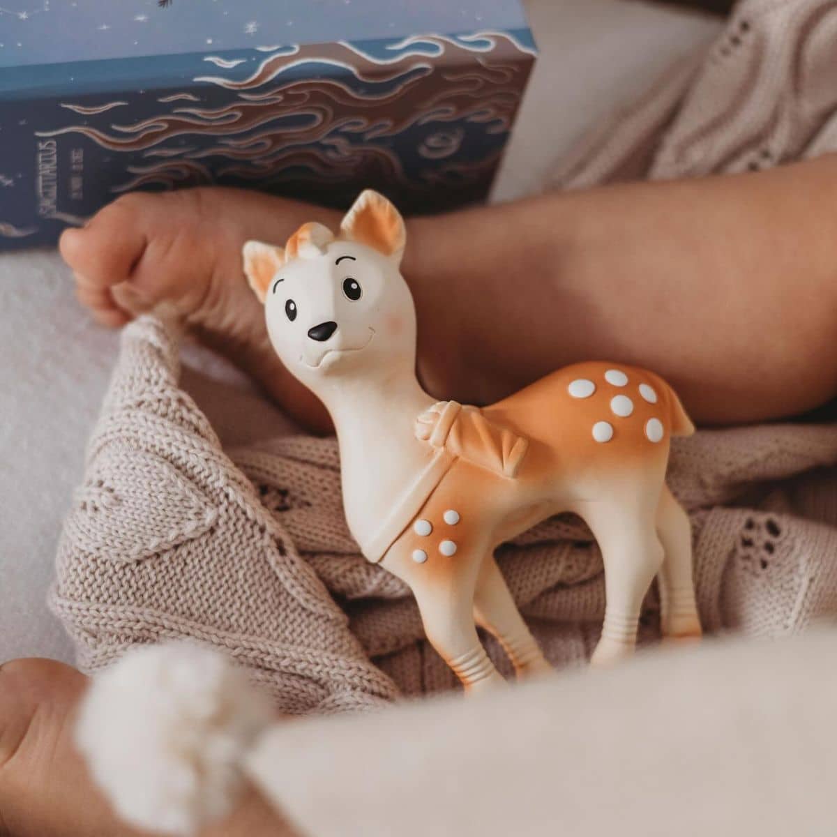Chabil Zodiac Star Sign Natural Rubber Teether - Sagittarius