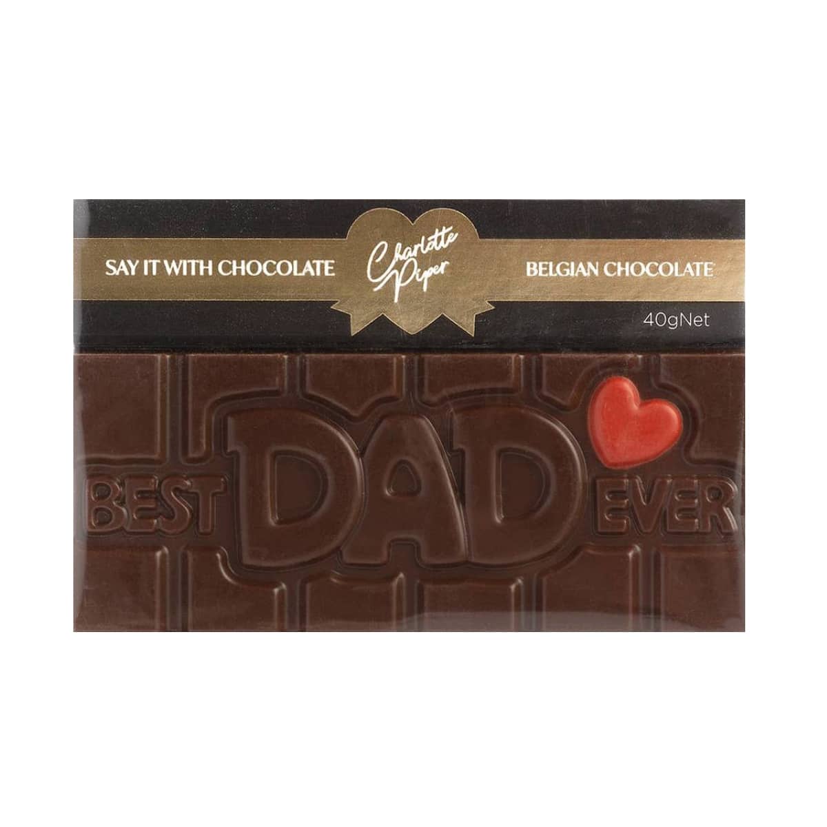Charlotte Piper Milk Chocolate Bar - Best Dad