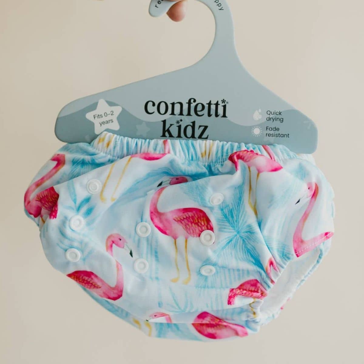 Confetti Kidz Reusable Swim Nappy - Flamingo Bay