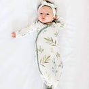 Copper Pearl Newborn Knotted Gown - Haven