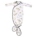 Copper Pearl Newborn Knotted Gown - Haven
