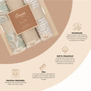 Crane Baby Burp Cloths - Cove Beach Life