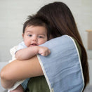 Crane Baby Burp Cloths - Cove Ocean