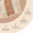 Crane Baby Burp Cloths - Parker Rainbow/Butterfly