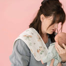 Crane Baby Burp Cloths - Parker Rainbow/Butterfly