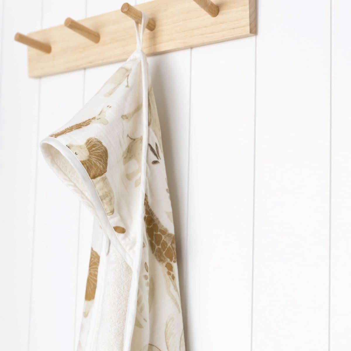 Crane Baby Hooded Towel - Kendi Safari Animal