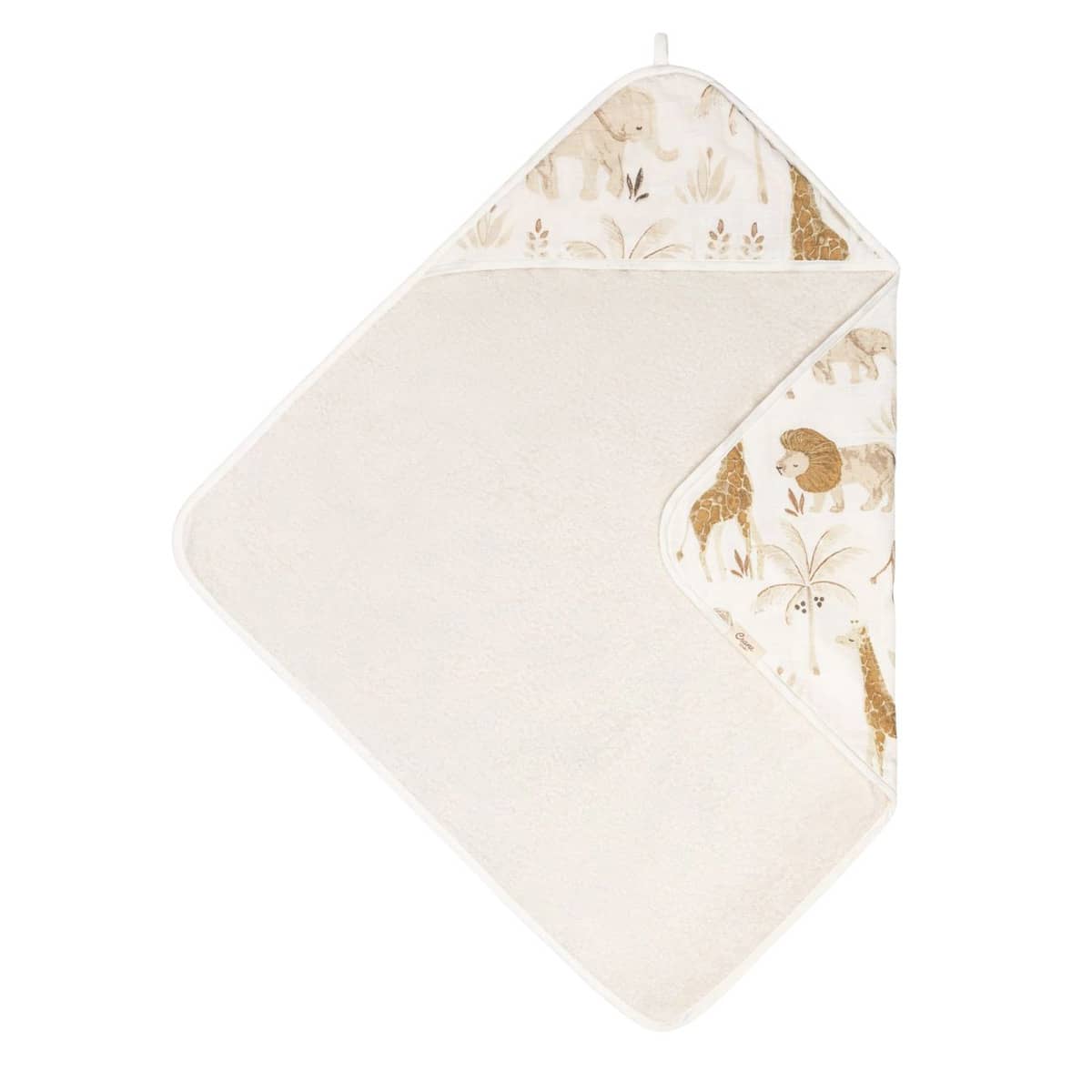 Crane Baby Hooded Towel - Kendi Safari Animal