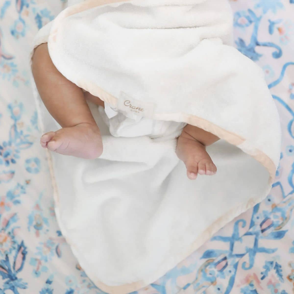 Crane Baby Hooded Towel - Parker