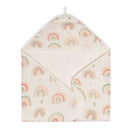 Crane Baby Hooded Towel - Parker Rainbow