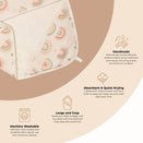 Crane Baby Hooded Towel - Parker Rainbow