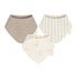 Crane Baby Muslin Bib Set - Bunny