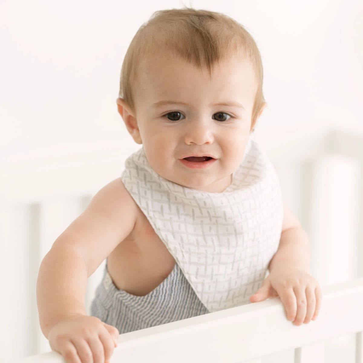 Crane Baby Muslin Bib Set - Cove Beach Life