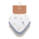 Crane Baby Muslin Bib Set - Cove Sea Life