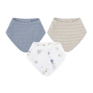 Crane Baby Muslin Bib Set - Cove Sea Life