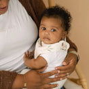 Crane Baby Muslin Bib Set - Parker Rainbow/Butterfly