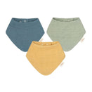 Crane Baby Muslin Bib Set - River