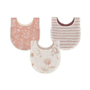 Crane Baby Muslin Bib Set - Violet Floral