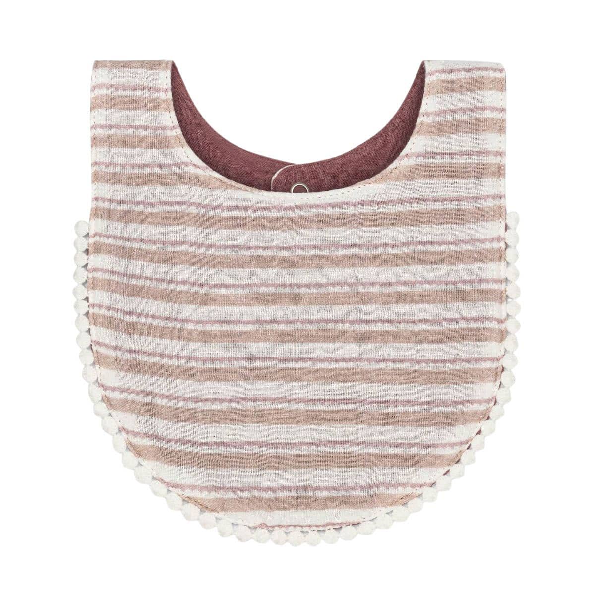 Crane Baby Muslin Bib Set - Violet Floral