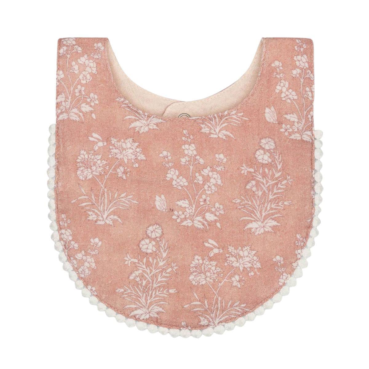 Crane Baby Muslin Bib Set - Violet Floral