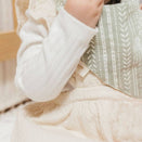 Crane Baby Muslin Bib Set - Willow