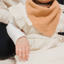 Crane Baby Muslin Bib Set - Willow Sage