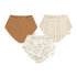 Crane Baby Muslin Bib Set - Willow + Solid