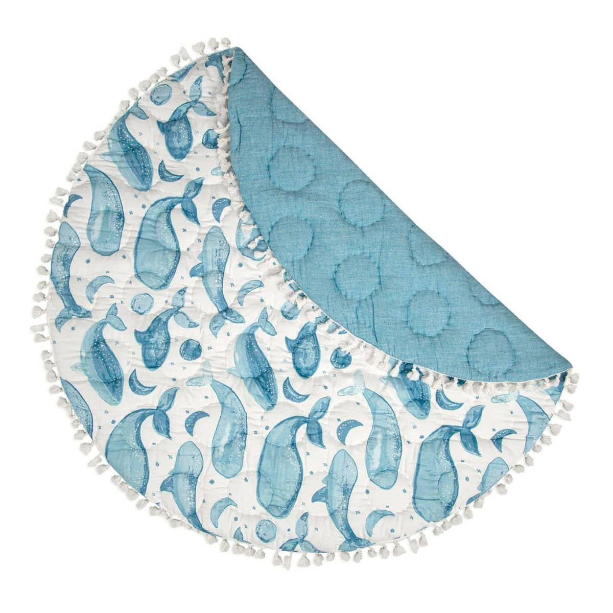 Crane Baby Quilted Baby Play Mat - Caspian